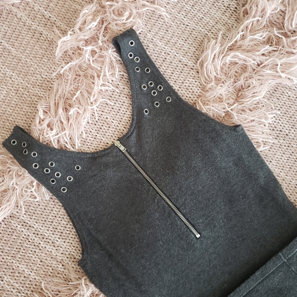 Moto Bodycon Knit Dress - Picture 4 of 4